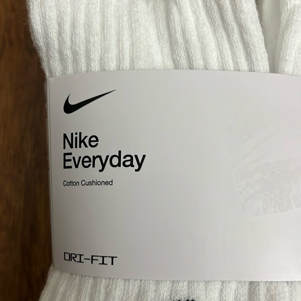 Nike Everyday Crew Cotton Cushioned Socks 6 Pack Size M - Picture 8 of 17